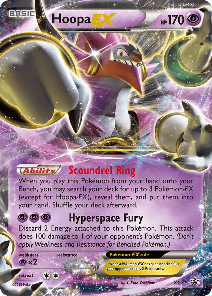 Hoopa EX (XY71) [XY: Black Star Promos] (Online Only)