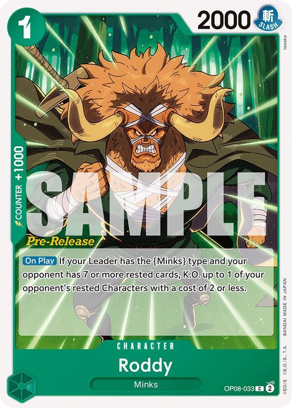 Roddy [Two Legends Pre-Release Cards] (ONLINE ORDER ONLY)