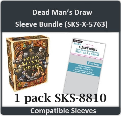 "Dead Man's Draw" Compatible Card Sleeve Bundle (8810 x 1) (ONLINE ORDER ONLY)