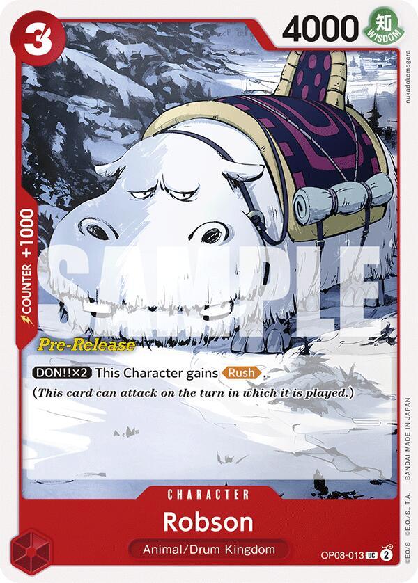 Robson [Two Legends Pre-Release Cards] (ONLINE ORDER ONLY)