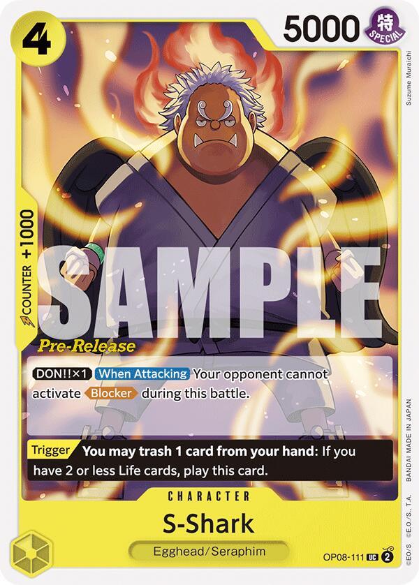 S-Shark [Two Legends Pre-Release Cards] (ONLINE ORDER ONLY)