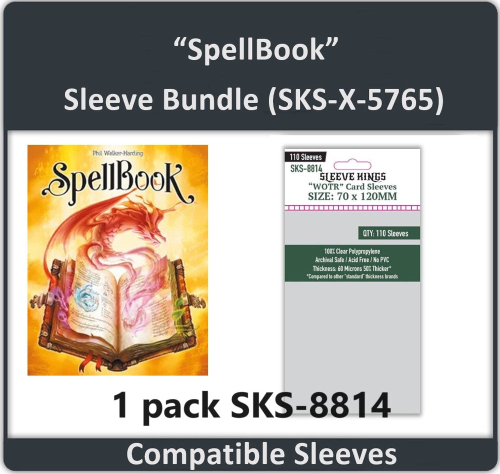 "SpellBook" Compatible Card Sleeve Bundle (8814 x 1) (ONLINE ORDER ONLY)