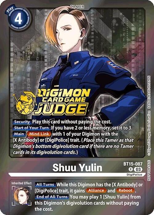 Shuu Yulin [BT15-087] (Judge Pack 6) [Exceed Apocalypse] (ONLINE ORDER ONLY)