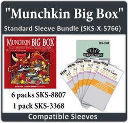 "Munchkin Big Box" Compatible Card Sleeve Bundle (8807 x 6 + 3368 x 1) (ONLINE ORDER ONLY)