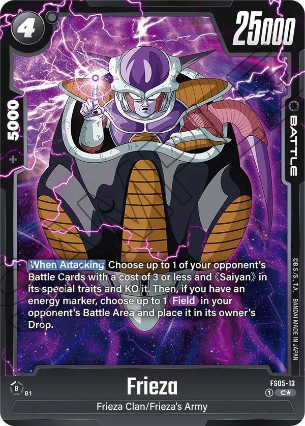 Frieza (Bonus Pack Alternate Art) [Starter Deck: Bardock] (ONLINE ORDER ONLY)