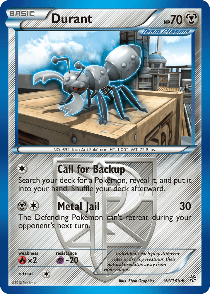 Durant (92/135) [Black & White: Plasma Storm] (Online Only)