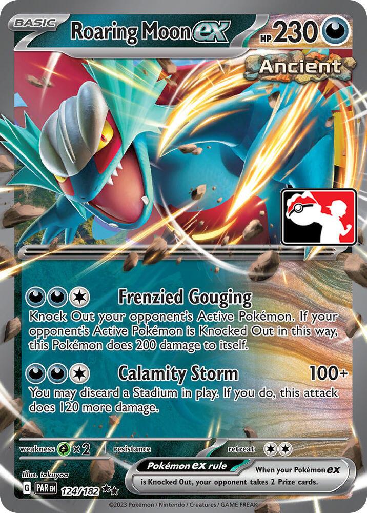 Roaring Moon ex (124/182) [Prize Pack Series Five] (Online Only)