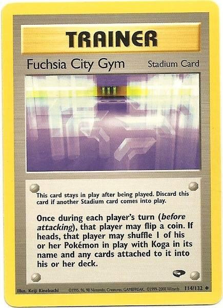 Fuchsia City Gym (114/132) [Gym Challenge Unlimited] (Online Only)