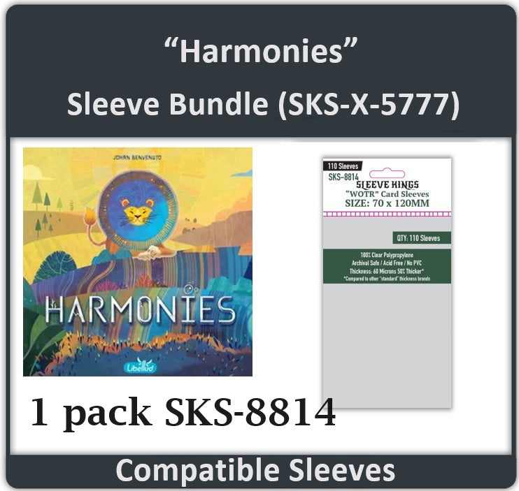"Harmonies" Compatible Card Sleeve Bundle (8814 x 1) (ONLINE ORDER ONLY)