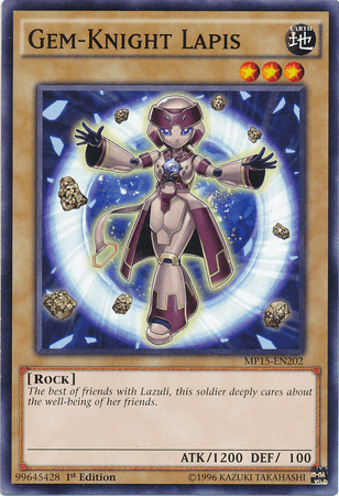 Gem-Knight Lapis [MP15-EN202] Common (ONLINE ORDER ONLY)