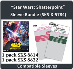 "Star Wars: Shatterpoint" Compatible Card Sleeve Bundle (8814 x 1 + 8832 x 1) (ONLINE ORDER ONLY)