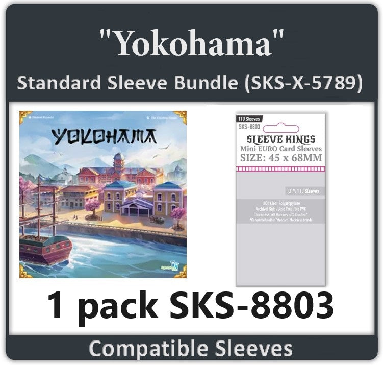 "Yokohama" Compatible Card Sleeve Bundle (8803 x 1) (ONLINE ORDER ONLY)