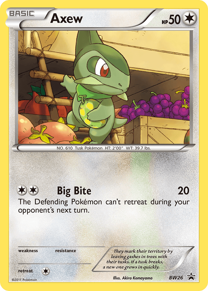 Axew (BW26) [Black & White: Black Star Promos] (Online Only)
