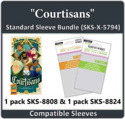 "Courtisans" Compatible Card Sleeve Bundle (8808 x 1, 8824 x 1) (ONLINE ORDER ONLY)