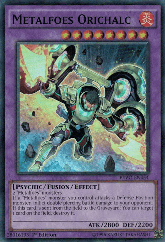 Metalfoes Orichalc [PEVO-EN054] Super Rare (ONLINE ORDER ONLY)