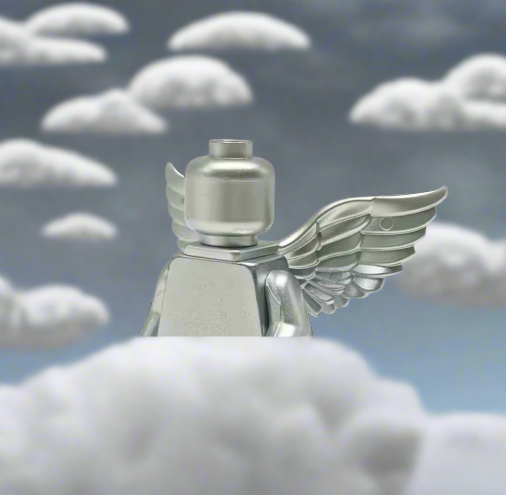 Metallic Gold & Silver Angel Wing Minifigures (ONLINE ORDER ONLY)