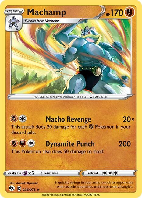 Machamp (26/73) (Intro Deck) [Sword & Shield: Champion's Path] (Online Only)