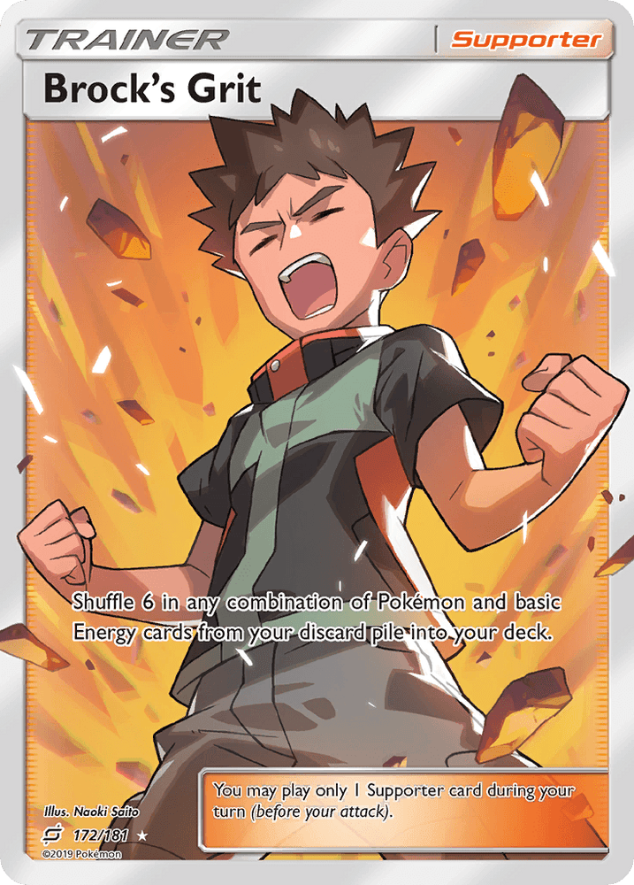 Brock's Grit (172/181) [Sun & Moon: Team Up] (Online Only)