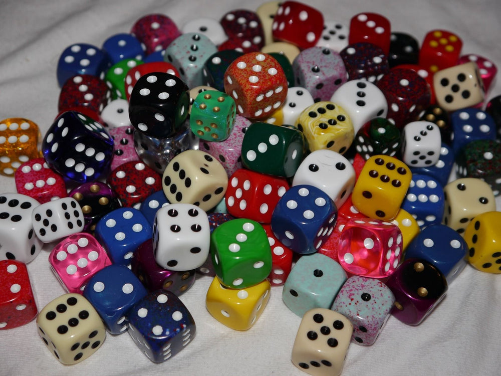 Random d6 Gaming RPG Yahtzee Dice Multi Colors Sizes Quality (Online Only)
