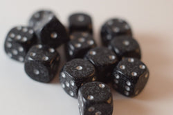Ninja Speckled 12mm D6 Pipped (Online Only)