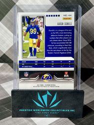 Aaron Donald 2021 Panini Playbook Sparkle #44 Los Angeles Rams SP (ONLINE ORDER ONLY)