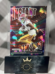 Jordan Addison 2023 Prizm Draft Picks Red Ice Prizm Instant Impact #II-9 USC MIN (ONLINE ORDER ONLY)