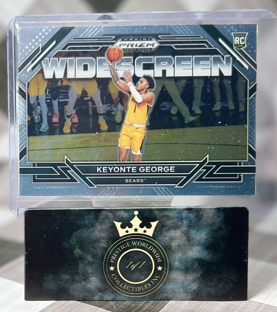 Keyonte George 2023 Prizm Draft Picks Widescreen Rookie #14 Baylor Jazz RC (ONLINE ORDER ONLY)