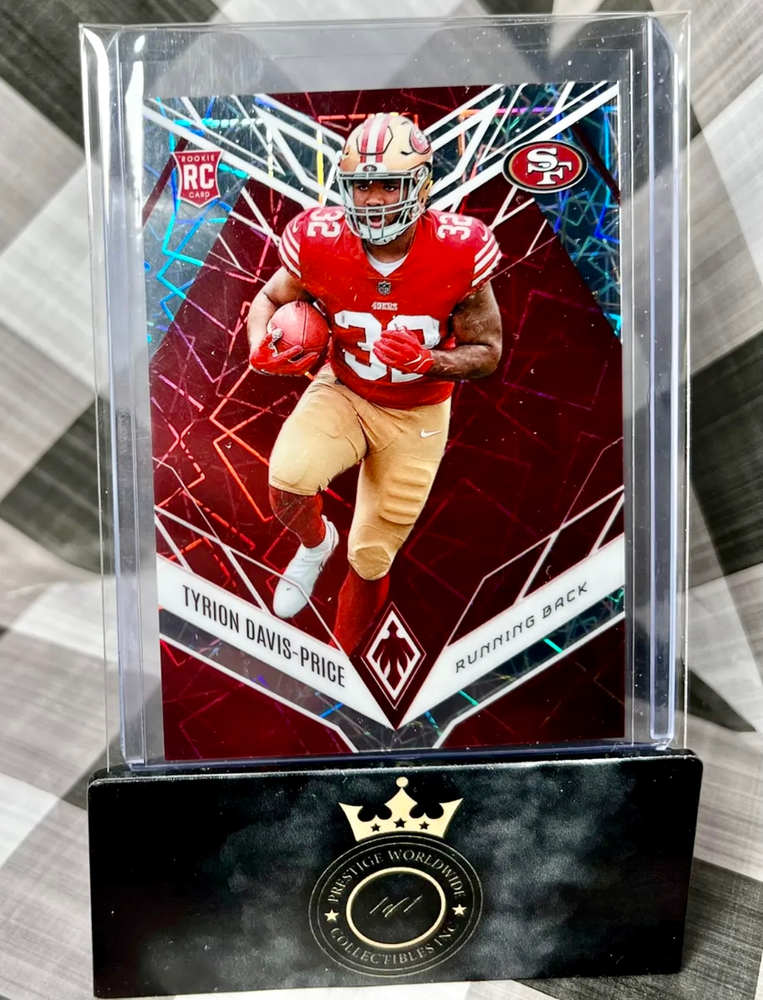 Tyrion Davis-Price 2022 Phoenix Rookie Red Laser /150 #126 SF 49ers RC (ONLINE ORDER ONLY)