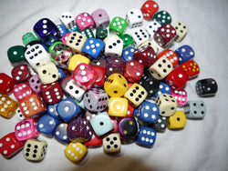 Random d6 Gaming RPG Yahtzee Dice Multi Colors Sizes Quality (Online Only)