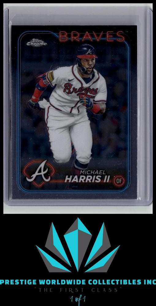 Michael Harris II 2024 Topps Chrome #52 Atlanta Braves (ONLINE ORDER ONLY)