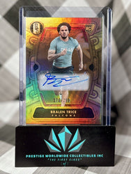 Bralen Trice 2024 Gold Standard Rookie Auto /299 #145 Atlanta Falcons RC (ONLINE ORDER ONLY)