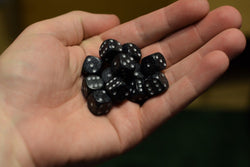 Ninja Speckled 12mm D6 Pipped (Online Only)