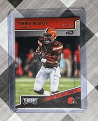🔥🔥 2018 PLAYOFF 1ST DOWN DAVID NJOKU 37/99 - BROWNS 🔥🔥 (ONLINE ORDER ONLY)