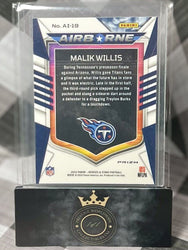MALIK WILLIS 2022 Rookies & Stars Airborne Red Plaid #AI-19 Tennessee Titans RC (ONLINE ORDER ONLY)