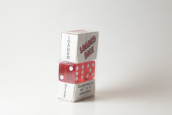 NEW Loaded Trick Transparent Red Dice Set Mis-Spotted 2, 5, 6 Only Not Weighted (Online Only)