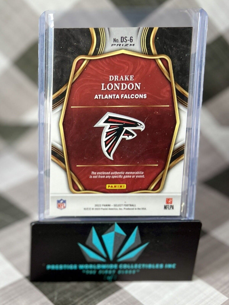 Drake London 2022 Select Draft Selections Red Prizm Patch Rookie #DS-6 Falcons (ONLINE ORDER ONLY)