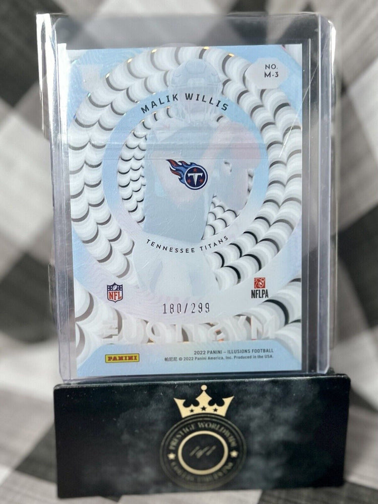 Malik Willis 2022 Panini Illusions Blue Mystique Rookie /299 #M-3 Titans (ONLINE ORDER ONLY)