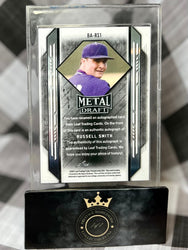 Russell Smith 2021 Leaf Metal Draft Wave Refractor Auto #BA-RS1 (ONLINE ORDER ONLY)