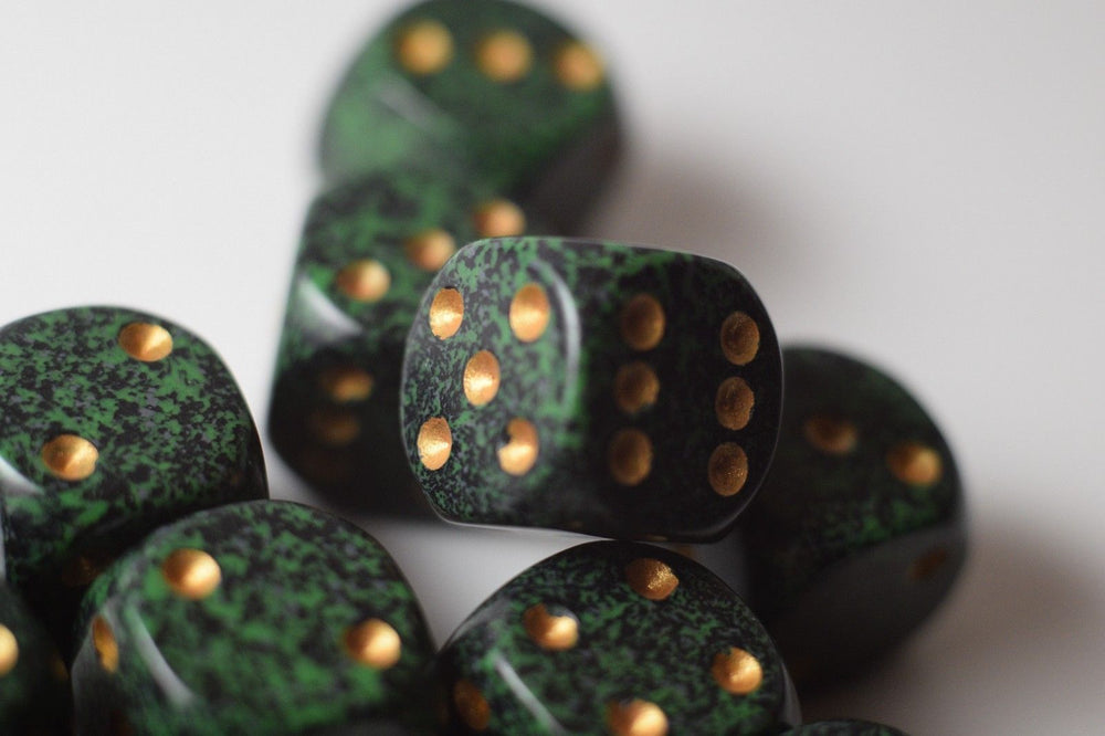 Golden Recon Speckled 16mm D6 Pipped (Online Only)