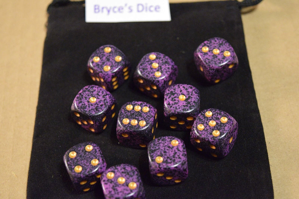 Hurricane Speckled 16mm D6 Pipped (Online Only)