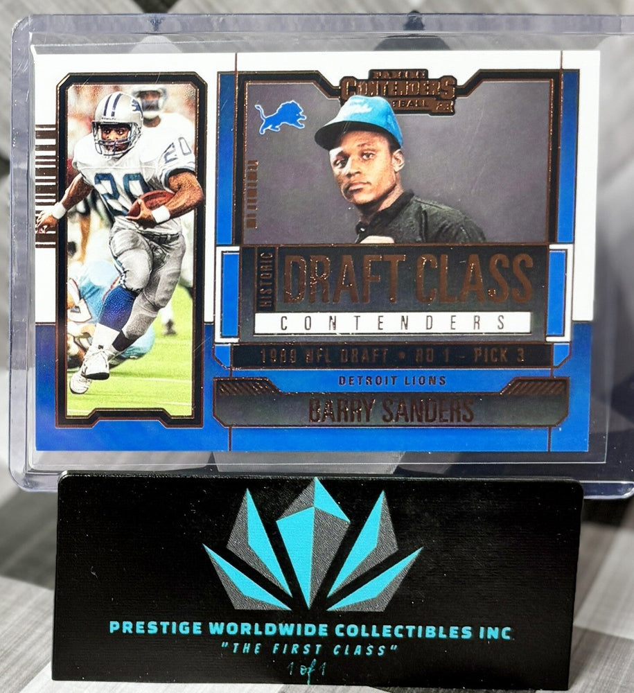 Barry Sanders 2023 Contenders Historic Draft Class Bronze #HDC-BSA Detroit Lions (ONLINE ORDER ONLY)