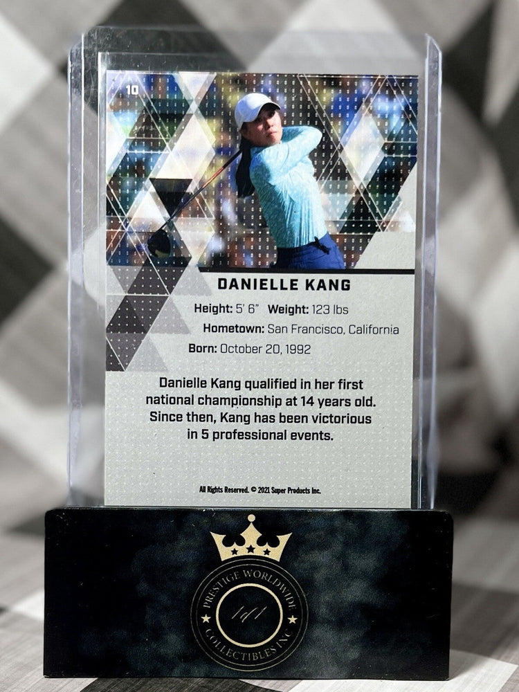 Danielle Kang 2021 Super Glow Gold Foil 1st Ever Rookie #10 LPGA RC SP (ONLINE ORDER ONLY)