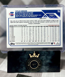 Kyle Gibson 2023 Topps Series 1 Independence Day Border Rookie /76 #96 Phillies (ONLINE ORDER ONLY)
