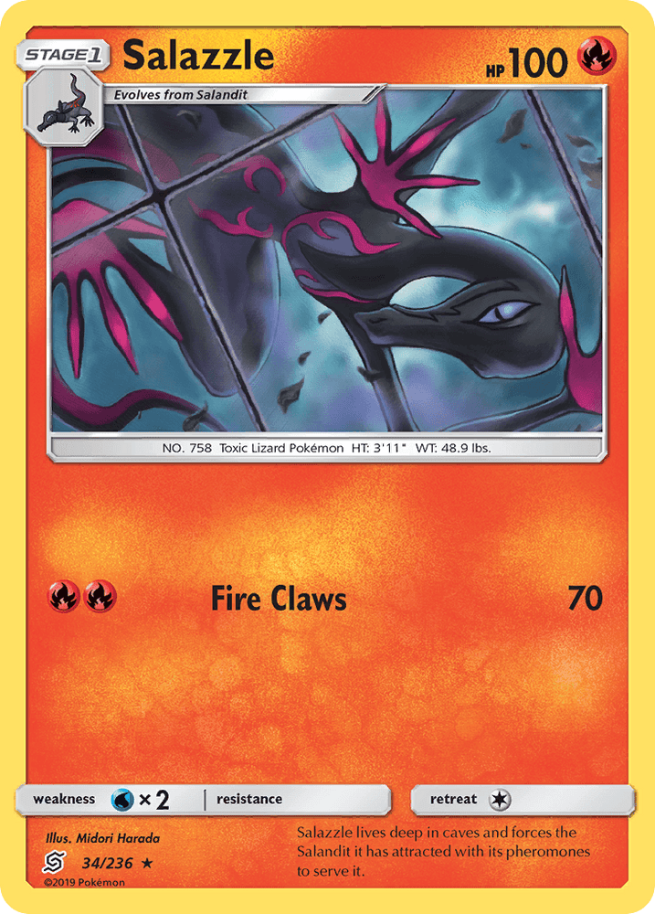 Salazzle (34/236) [Sun & Moon: Unified Minds] (Online Only)