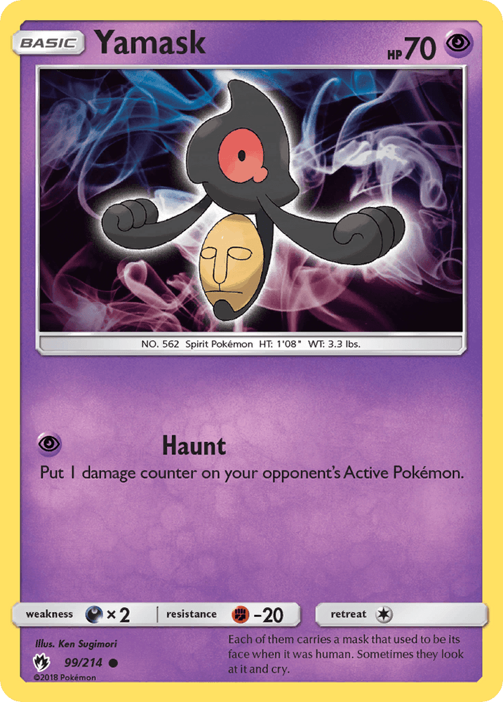 Yamask (99/214) [Sun & Moon: Lost Thunder] (Online Only)