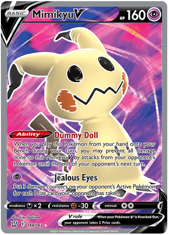 Mimikyu V (148/163) [Sword & Shield: Battle Styles] (Online Only)