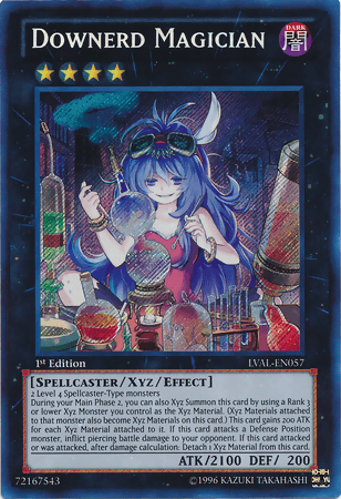 Downerd Magician [LVAL-EN057] Secret Rare (ONLINE ORDER ONLY)
