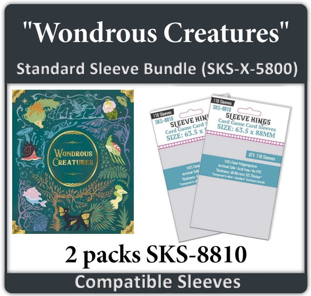 "Wondrous Creatures" Compatible Card Sleeve Bundle (8810 x 2) (ONLINE ORDER ONLY)