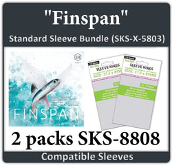"Finspan" Compatible Card Sleeve Bundle (8808 x 2) (ONLINE ORDER ONLY)