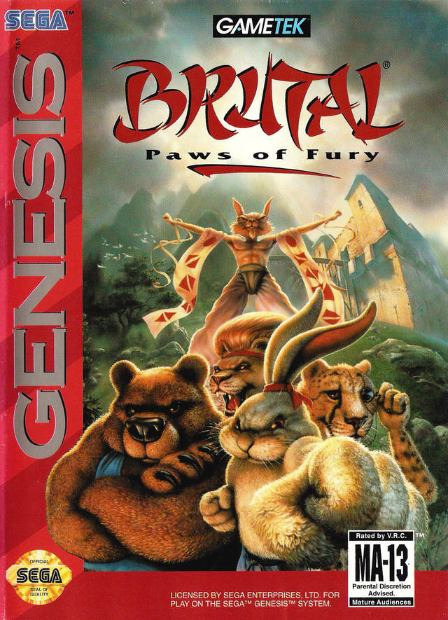 Brutal: Paws of Fury (Sega Genesis) (ONLINE ORDER ONLY)
